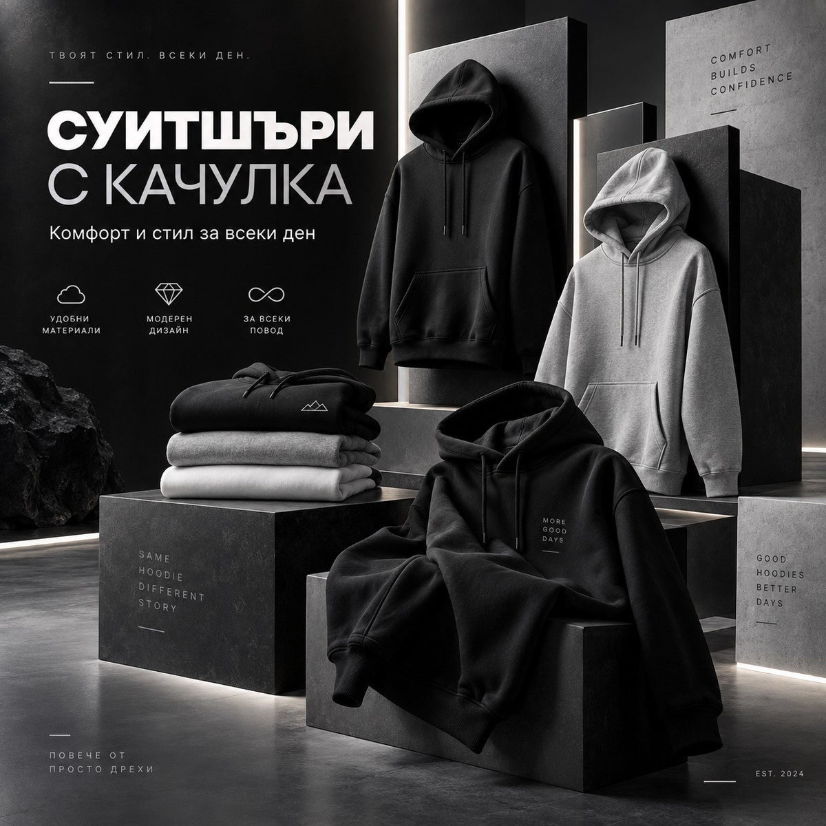 Суитшърти с качулка