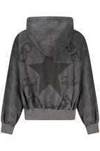 Converse момичешки суитшърт с качулка – черен – снимка 2